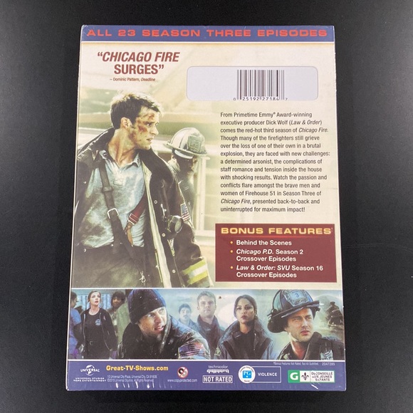 NEW: Chicago Fire - The Complete Third Season - Picture 2 of 3